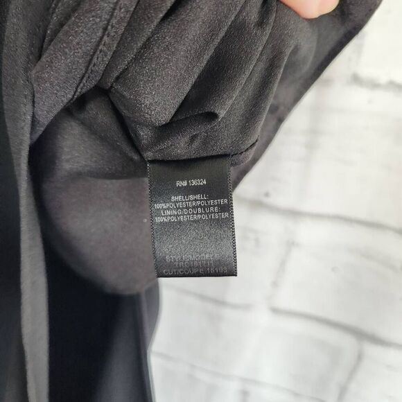 Halston Heritage Womens Black Cutout Maxi Dress Size 4 - Picture 12 of 14